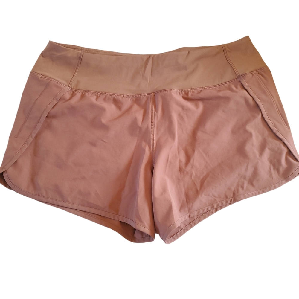Yoga shorts mauve color size 12